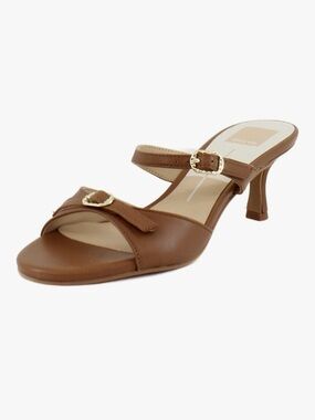 Dolce Vita Lorali Heeled Sandals in Saddle Leather, size 6